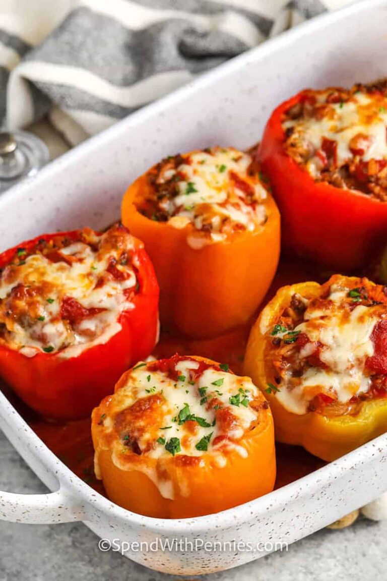 One-Dish Comfort: Classic Stuffed Peppers