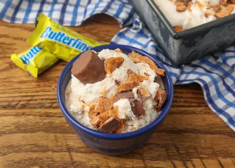 Butterfinger Ice Cream