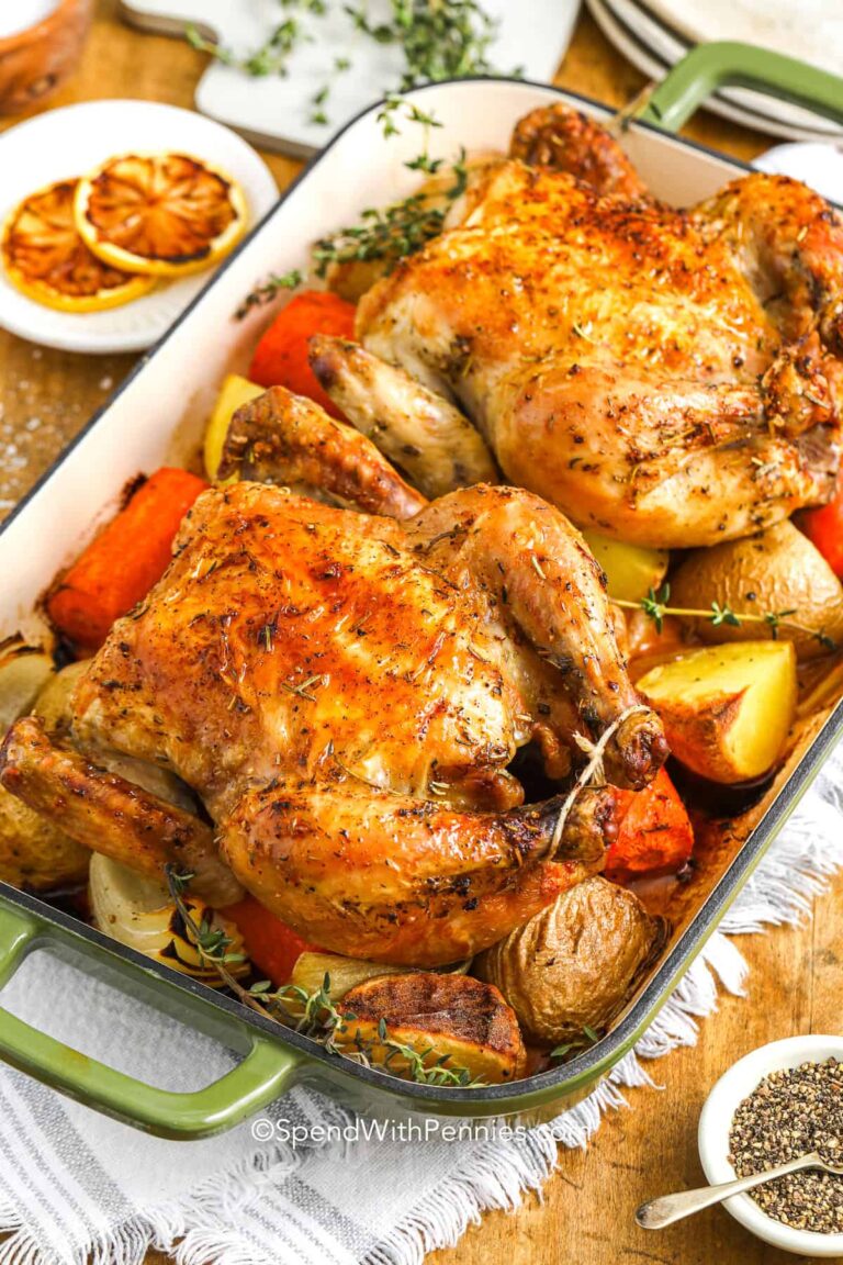 Impress Your Guests with These Easy Roasted Cornish Hens