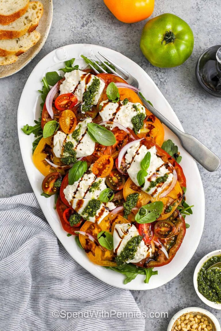 Creamy Tomato Burrata Salad Ready in Minutes