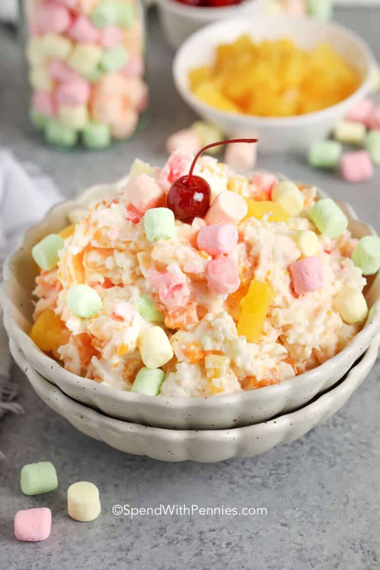 One‑Bowl Ambrosia Salad That’s Ready in Minutes