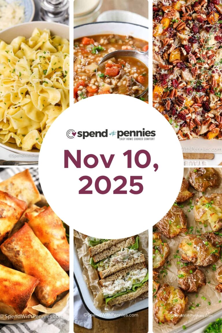 Weekly Meal Plan Nov 10, 2025