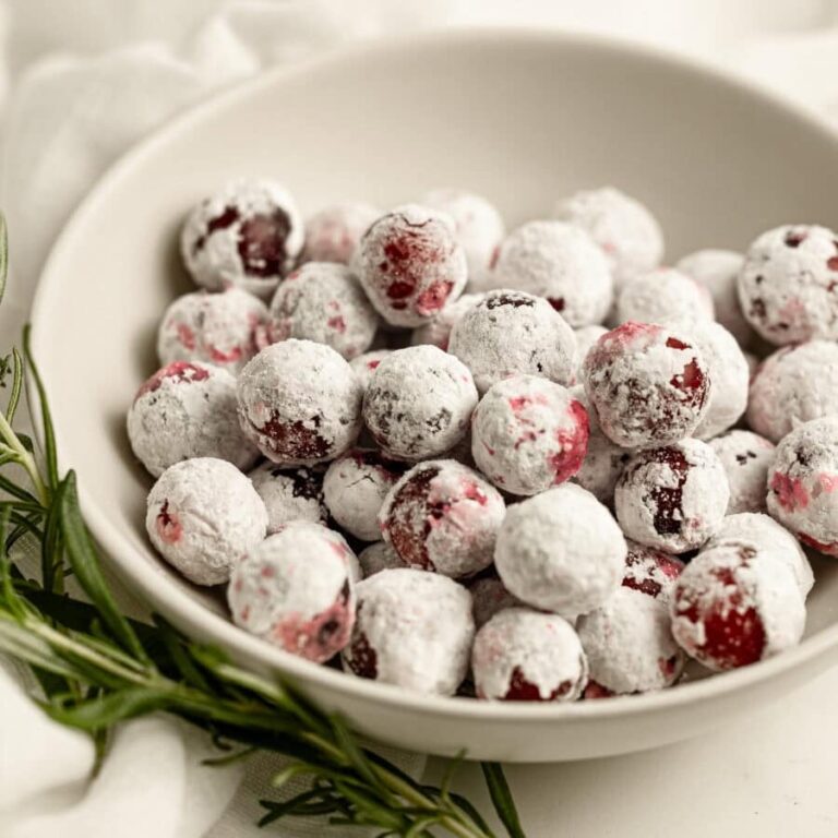 Viral Candied Cranberries – Sweet, Tart, and Perfectly Sparkly