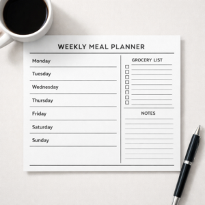 Weekly Meal Planner Printable
